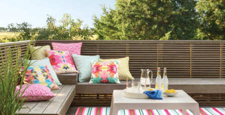 Watermelon Stripe Patio